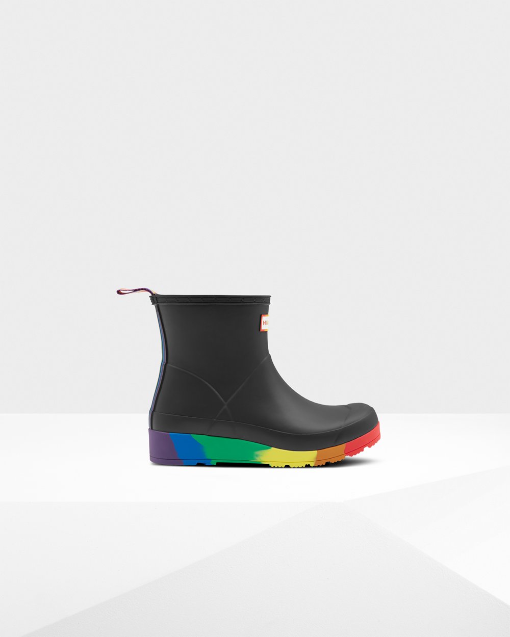 Hunter Original Pride Flatform Rain For Women - Play Boots Black | India YCPXZ6025